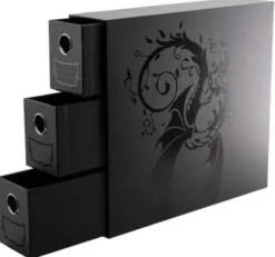 Dragon Shield: 3 Vertical Fortress Card Drawers XL - Black