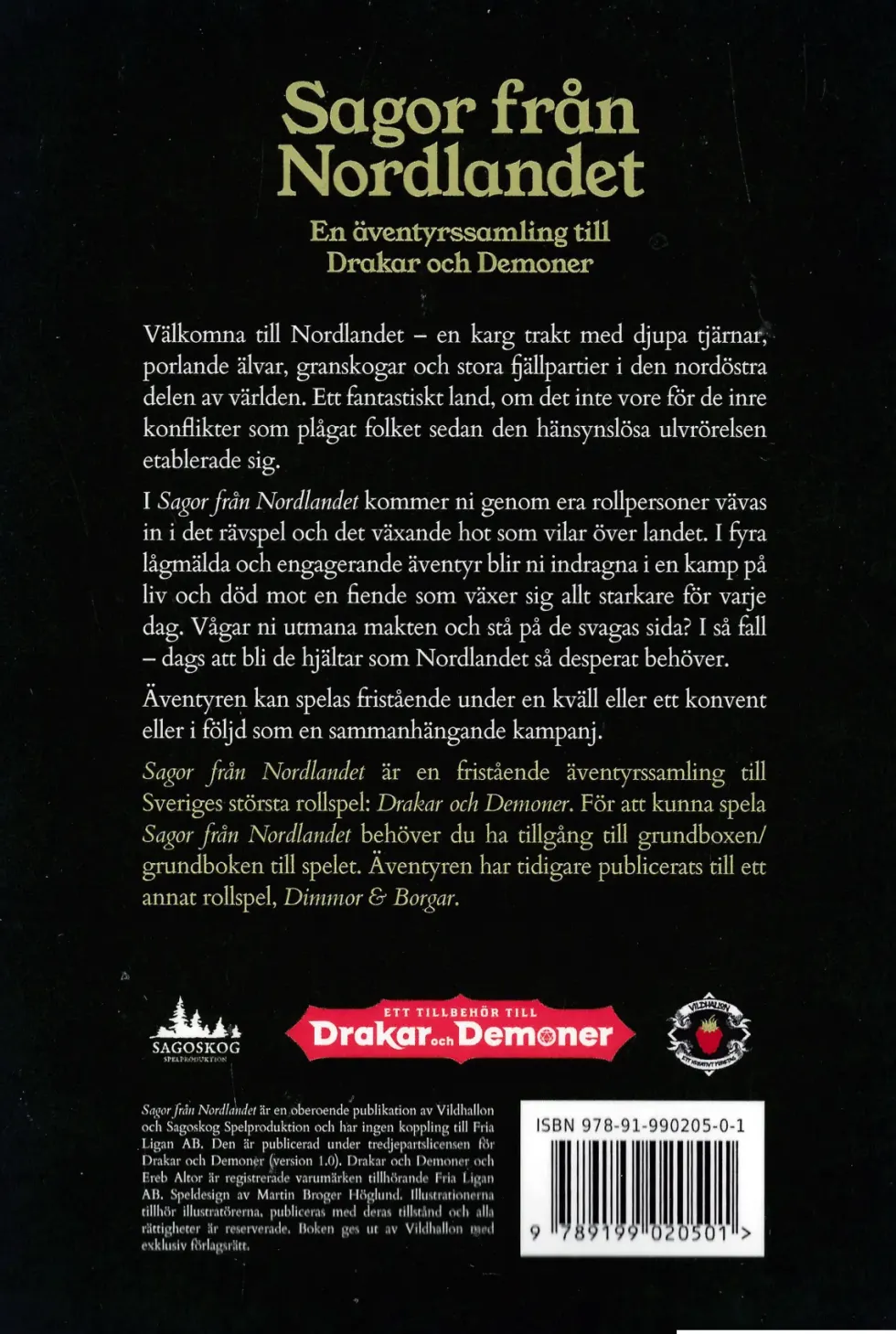 Drakar och Demoner: Sagor från Nordlandet (Exp.)