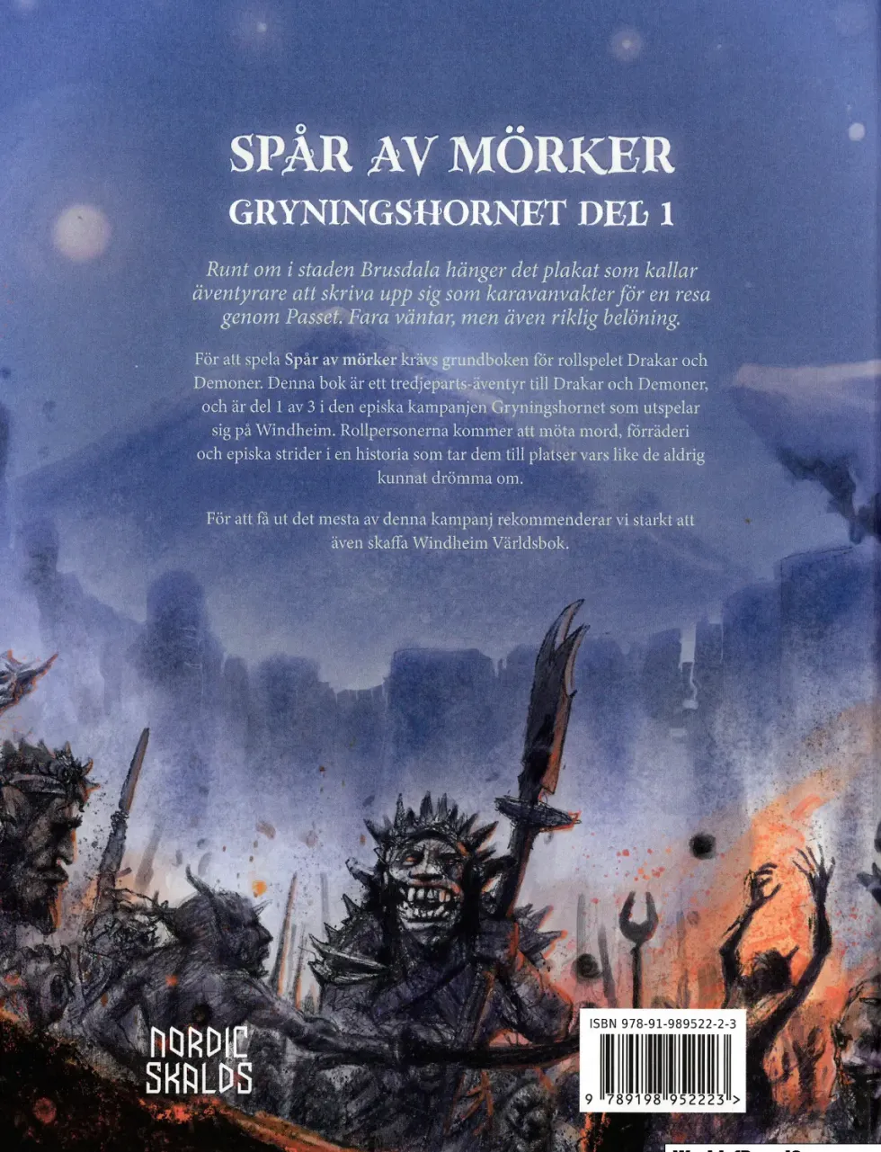 Drakar och Demoner: Spår av Mörker - Gryningshornet Del 1 (RPG) (SVE) (Exp.)
