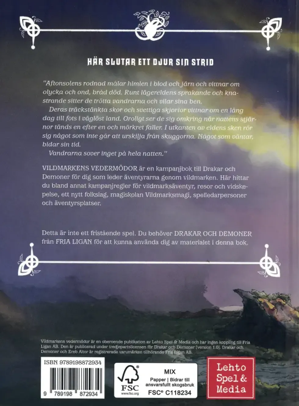 Drakar och Demoner: Vildmarkens Vedermödor (Exp.)