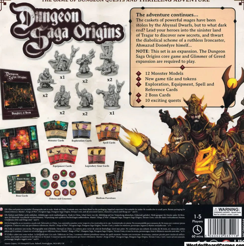 Dungeon Saga Origins: Daughters of Doom (Exp.)