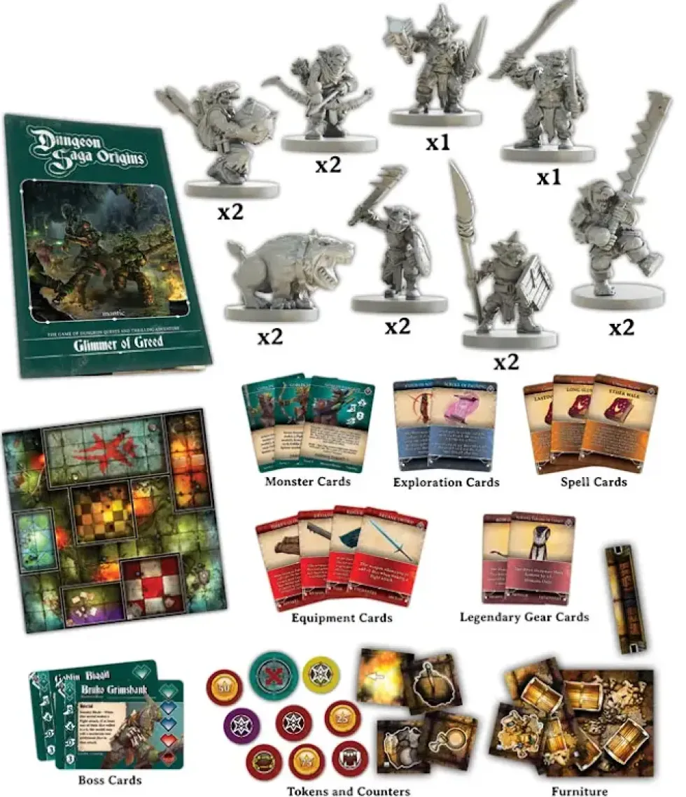 Dungeon Saga Origins: Glimmer of Greed (Exp.)