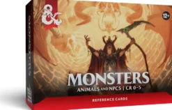 Dungeons & Dragons: Reference Cards - Monsters, Animals and NPCS CR 0-5