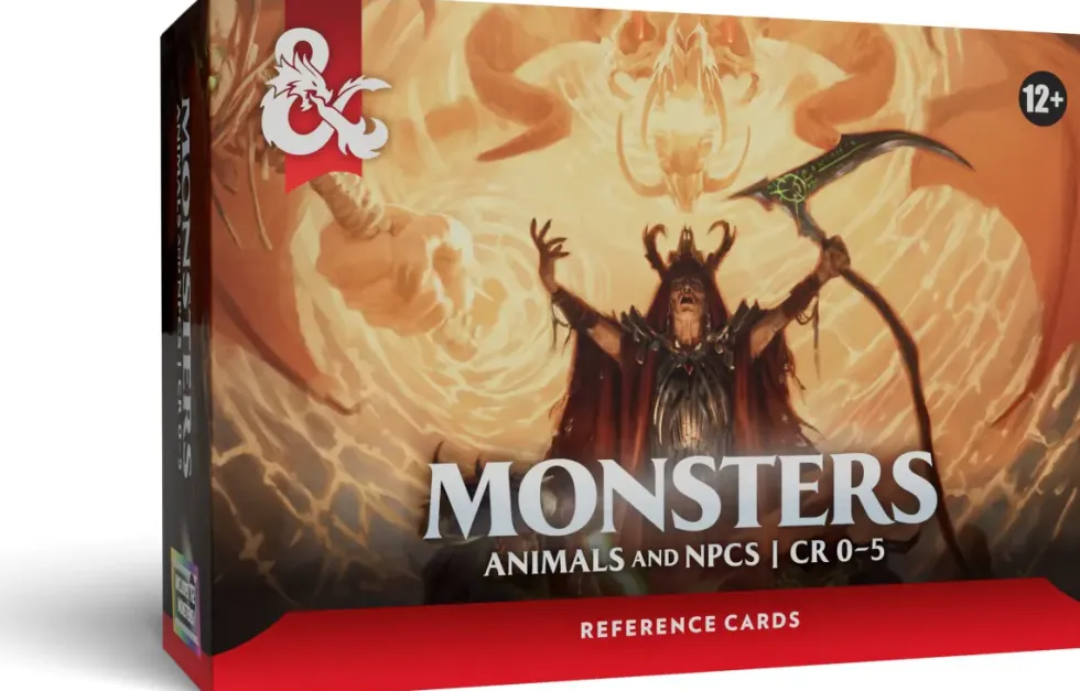 Dungeons & Dragons: Reference Cards - Monsters, Animals and NPCS CR 0-5