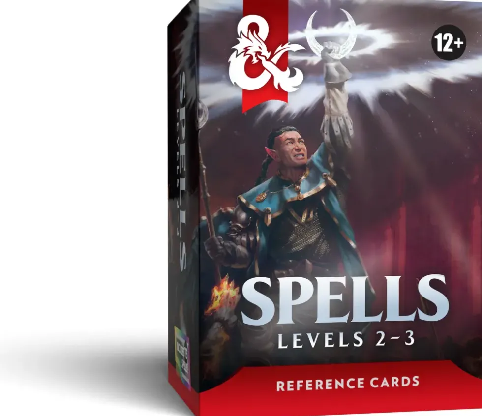 Dungeons & Dragons: Reference Cards - Spells Level 2-3