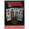 Dungeons & Dragons 5th: Class Cards and D20 Flip Coin