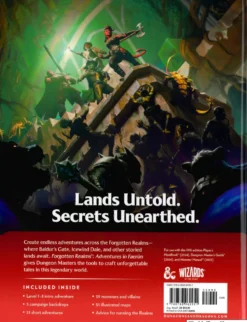 Dungeons & Dragons 5th: Forgotten Realms - Adventure in Faerun