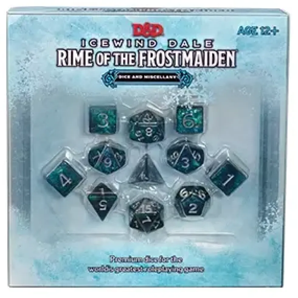 Dungeons & Dragons 5th: Icewind Dale - Rime Of The Frostmaiden, Dice and Miscellany