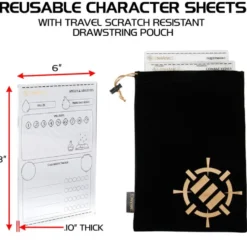 Enhance RPG Series: Acrylic Character Sheet Set