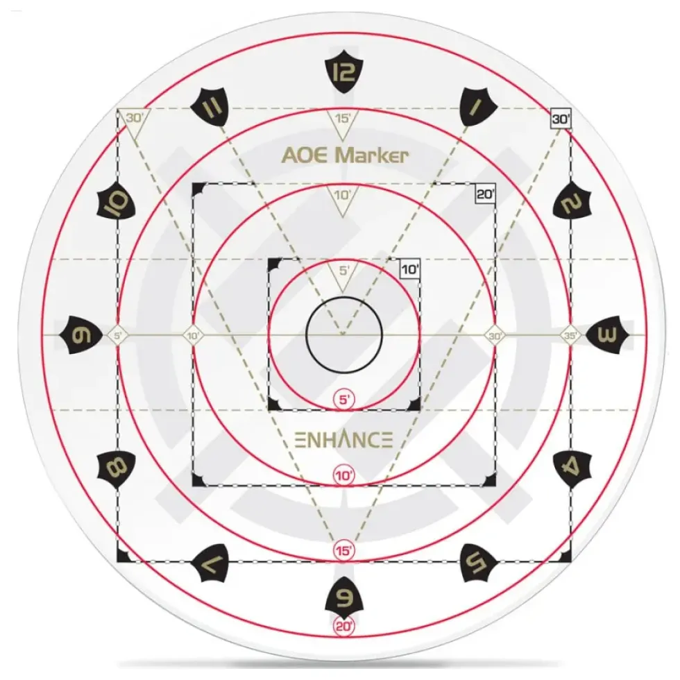 Enhance RPG Series: 30ft AoE Spell Damage Template