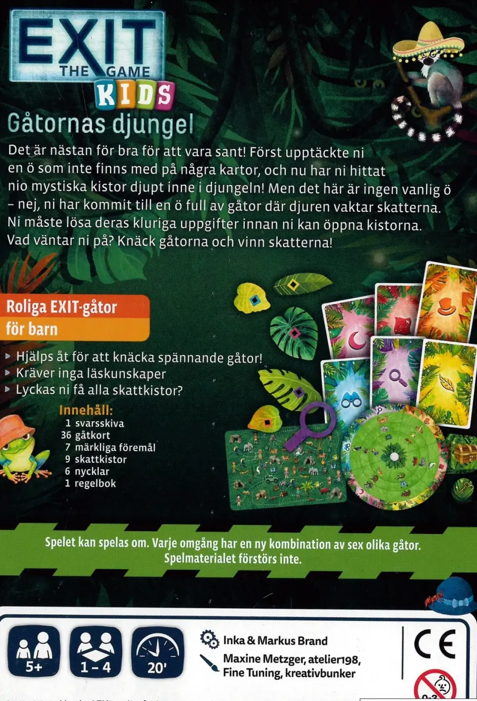 EXIT för Barn: Gåtornas Djungel (SVE)