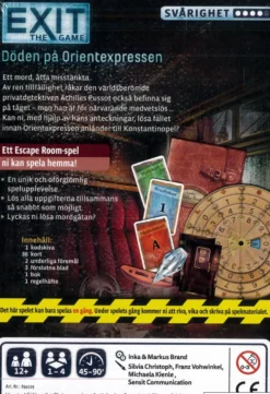EXIT: The Game - Döden på Orientexpressen (SVE)