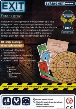 EXIT: The Game - Faraos Grav (SVE)