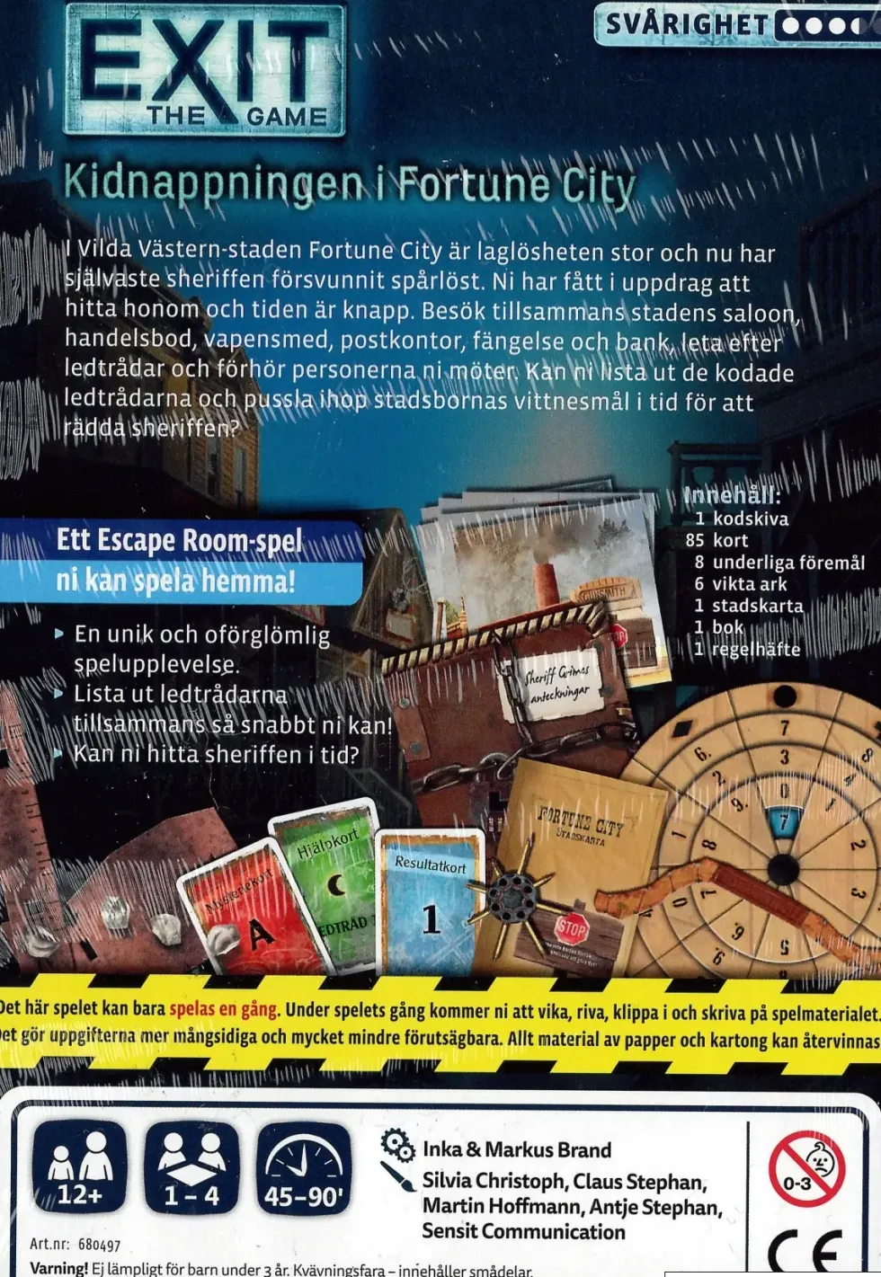 Exit: The Game - Kidnappningen i Fortune City (SVE)