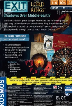 EXIT: The Game - Lord Of The Rings, Shadows Over Middle-Earth (ENG)
