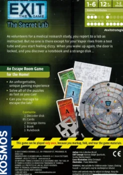 EXIT: The Game - The Secret Lab (ENG)