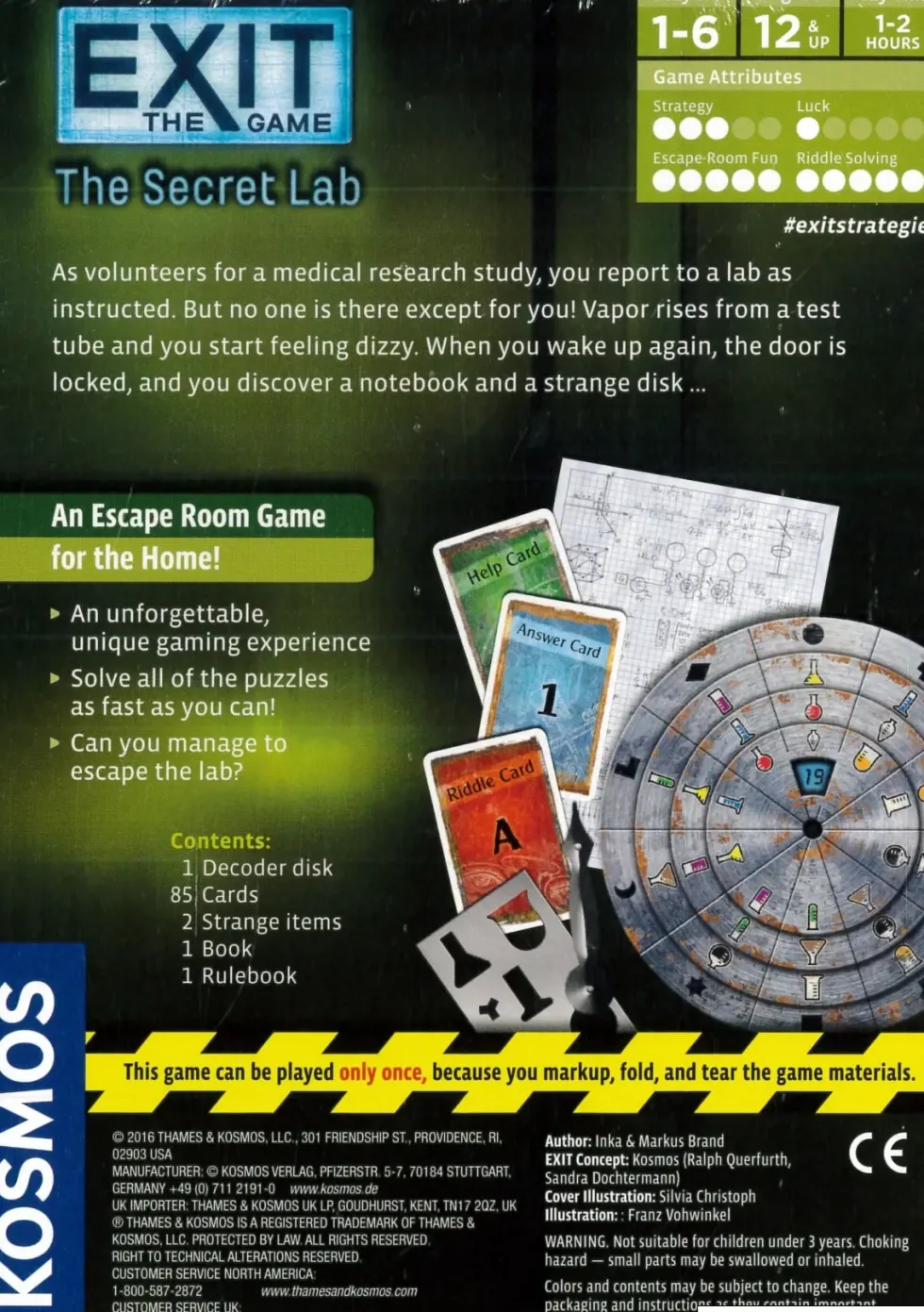 EXIT: The Game - The Secret Lab (ENG)
