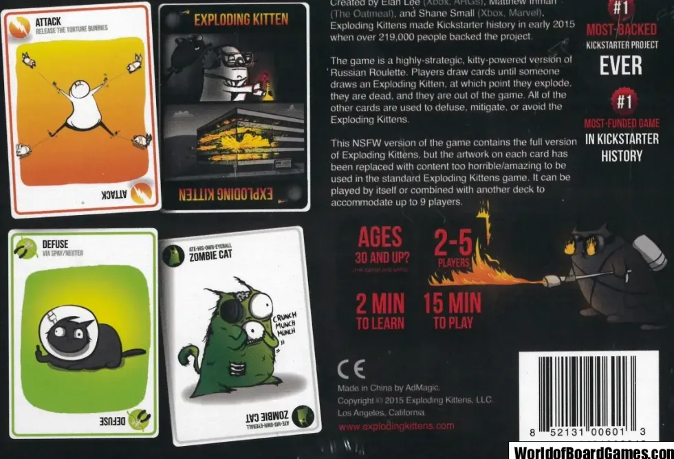 Exploding Kittens NSFW Edition (ENG)