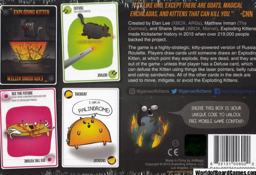 Exploding Kittens Original Edition (ENG)