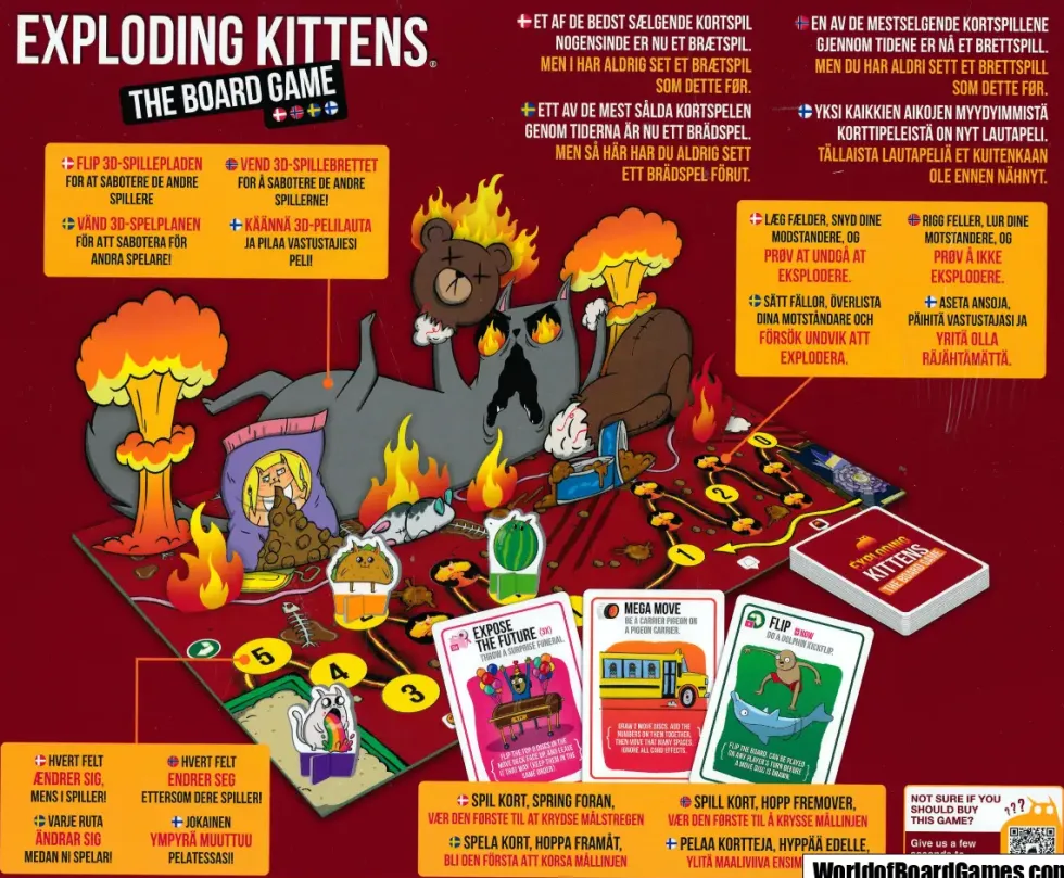 Exploding Kittens: The Board Game (SVE)