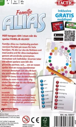 Familje Alias - Resevarianten