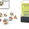 Festive - Circus/Black - Mini-Polyhedral Dice set