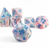Festive - Pop Art/Blue Mega-hedral Dice Set