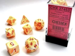 Festive - Sunburst/Red - Dice set