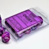 Festive - Violet/White - d10, 10 st