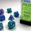 Festive - Waterlily/White - Dice set