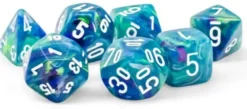 Festive - Waterlily/White - Mega-hedral Dice Set