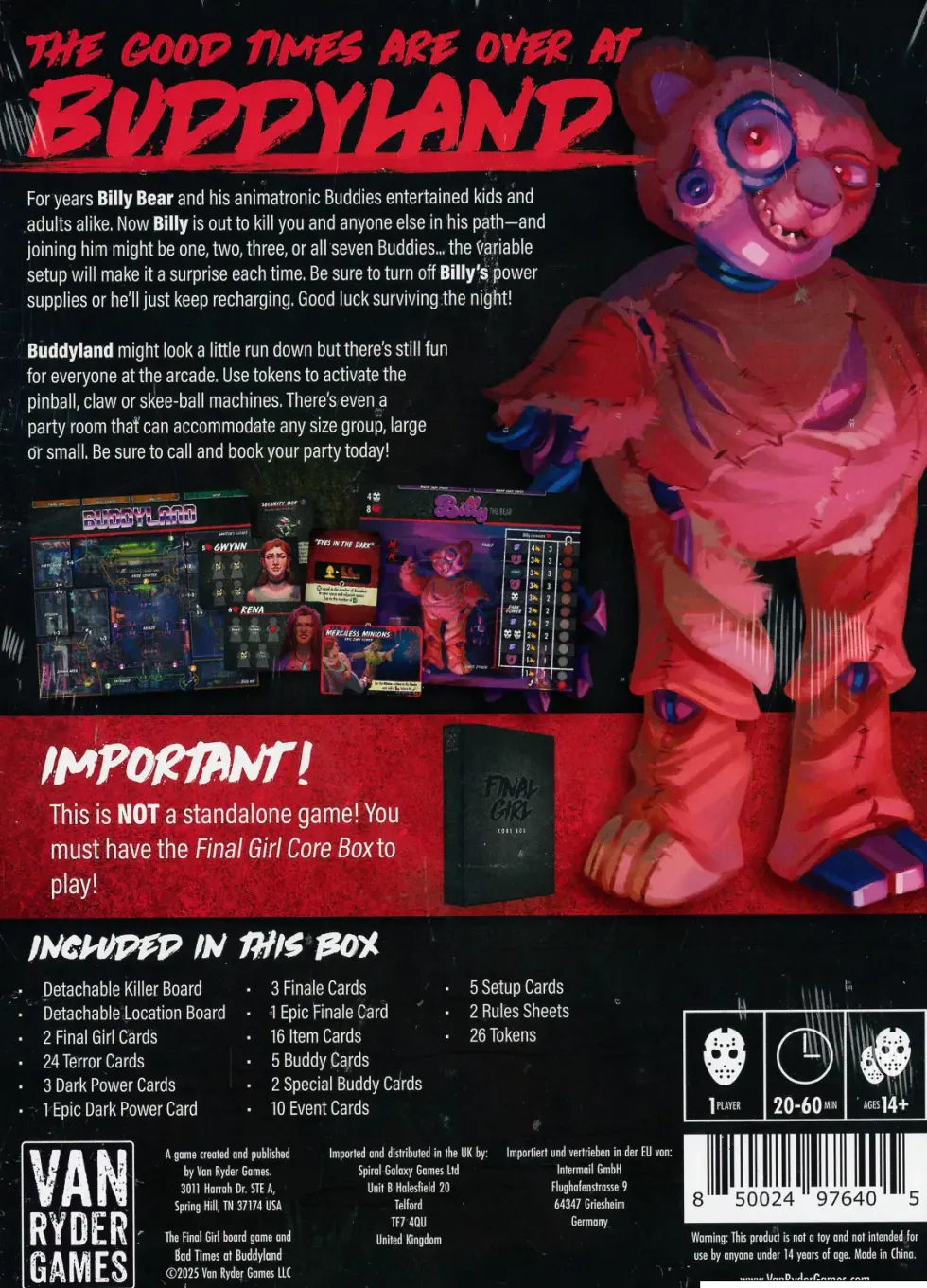 Final Girl: Bad Times at Buddyland (Exp.)