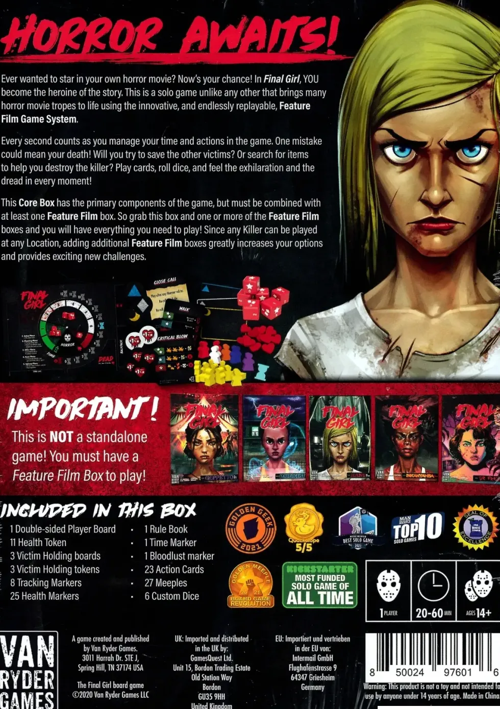 Final Girl: Core Box