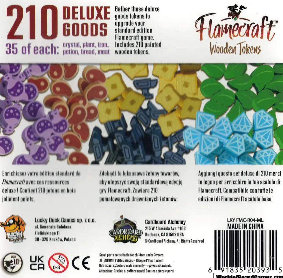 Flamecraft: Wooden Tokens (Exp.)