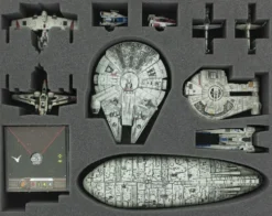 Foam Tray for Star Wars X-WING Falcon, YT-2400, U-Wing, Rebel Transport