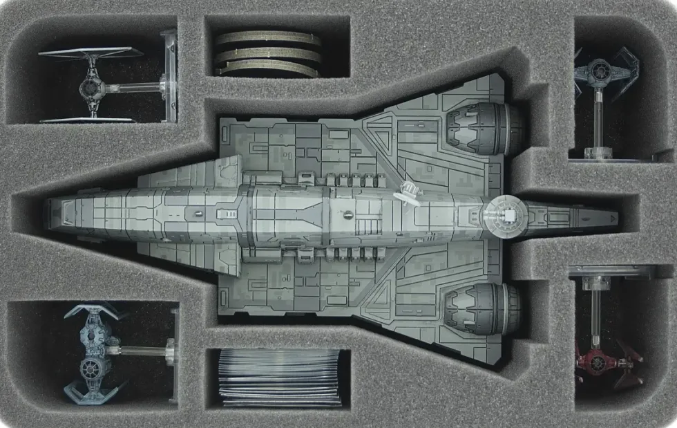 Foam Tray for Star Wars X-WING Imperial Assault Carrier, 4 Ships and more
