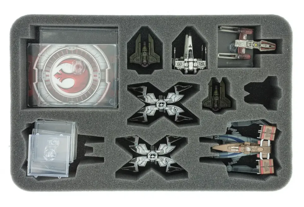 Foam Tray for Star Wars X-WING StarViper, M3-A Interceptor, IG-2000, Z-95 and Y-Wing
