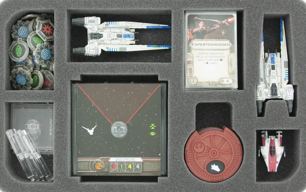 Foam Tray for Star Wars X-WING U-Wing, Ships and Accessories