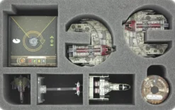 Foam Tray for Star Wars X-WING 2 x Punishing One, 3 Ships and Accessories