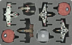 Foam Tray for Star Wars X-WING 4 x ARC-170 or K-Wing and Accessories
