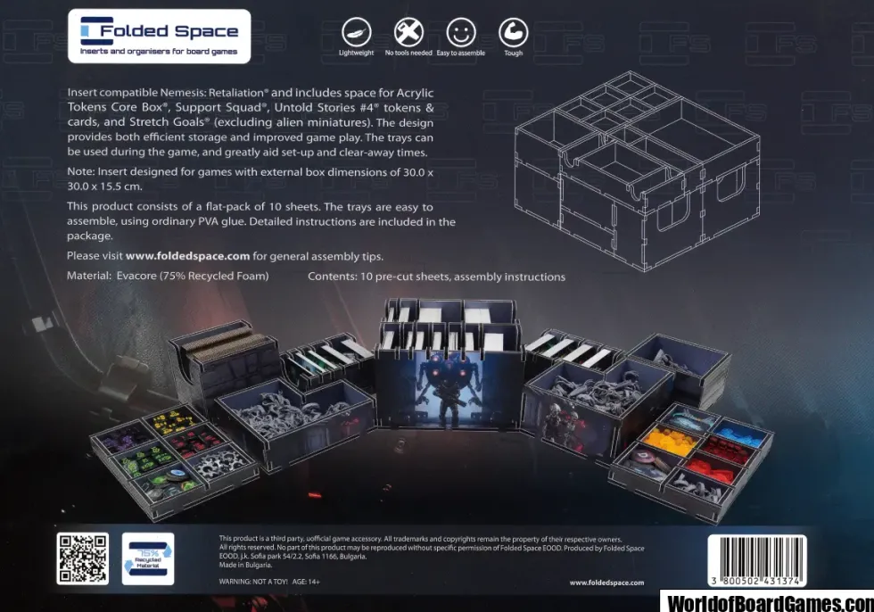 Folded Space INSERT - Nemesis: Retaliation