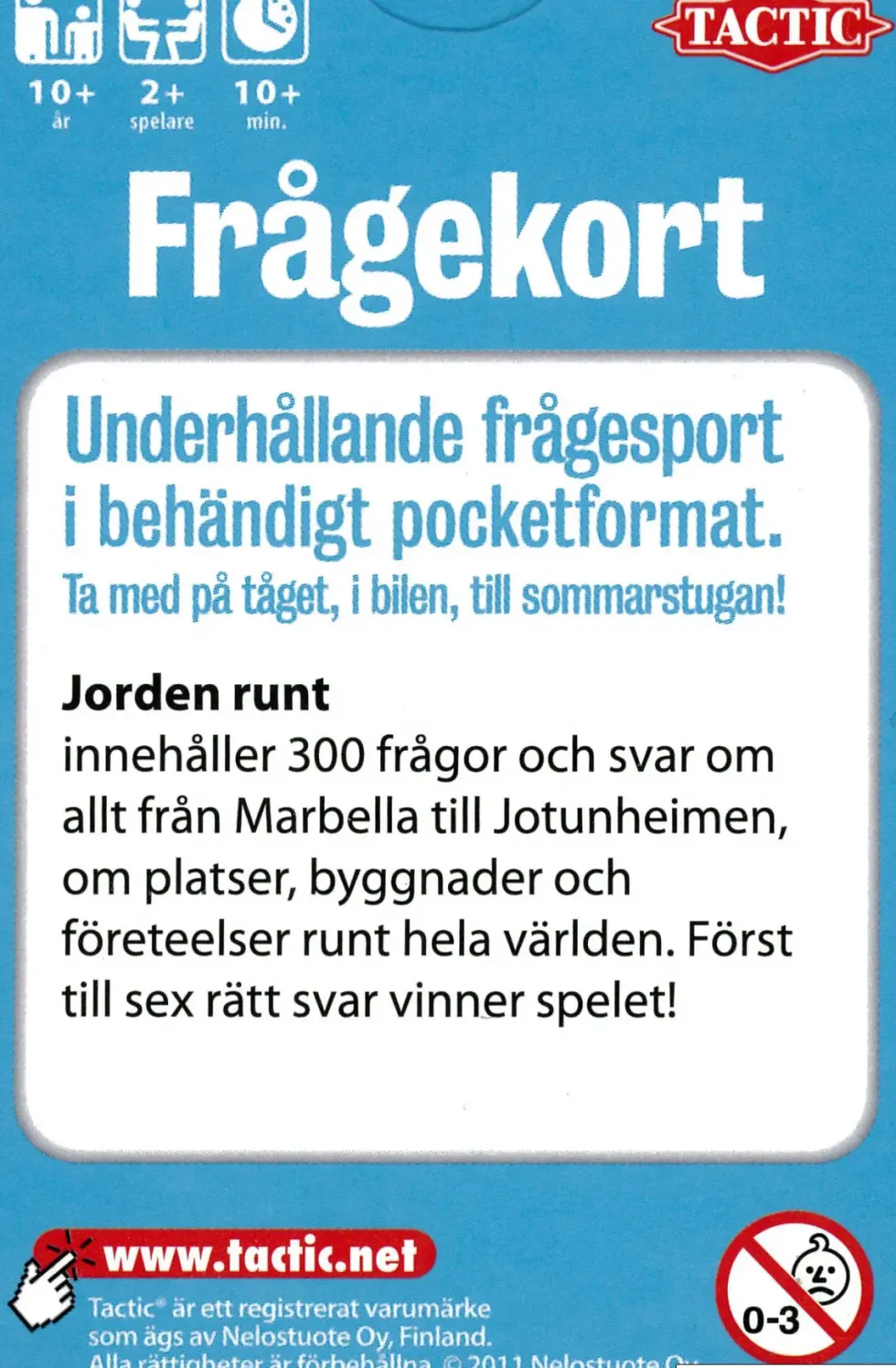 Frågekort: Jorden runt