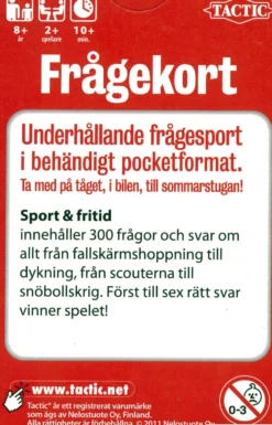 Frågekort: Sport & Fritid