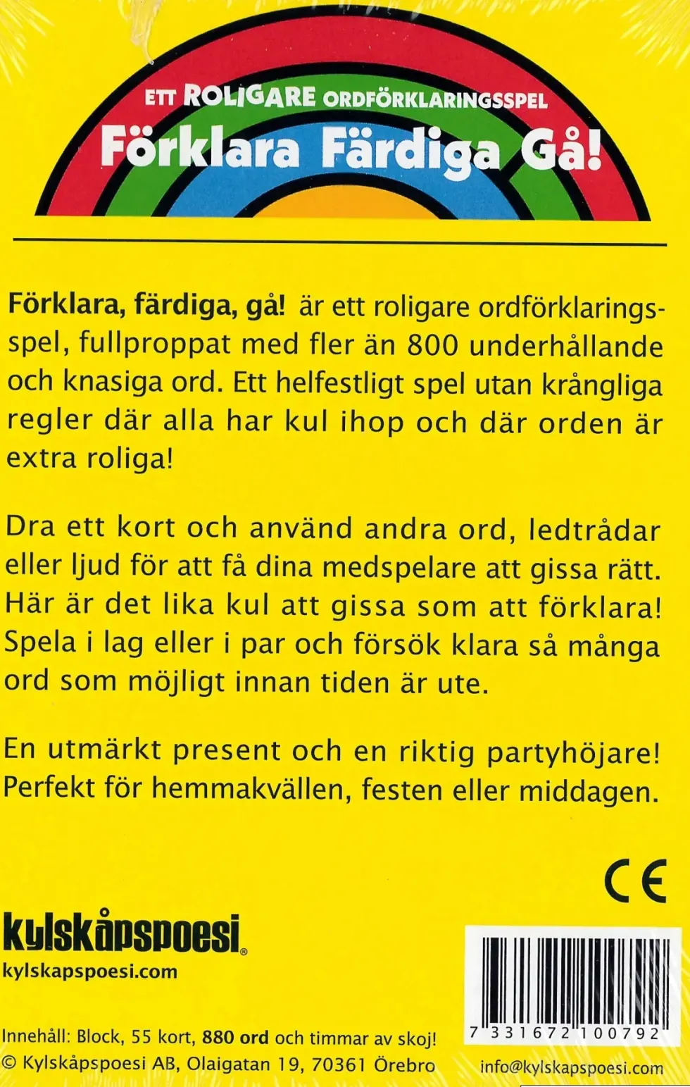 Förklara, färdiga, gå!