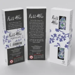 Full Art Dice Set: Porcelain