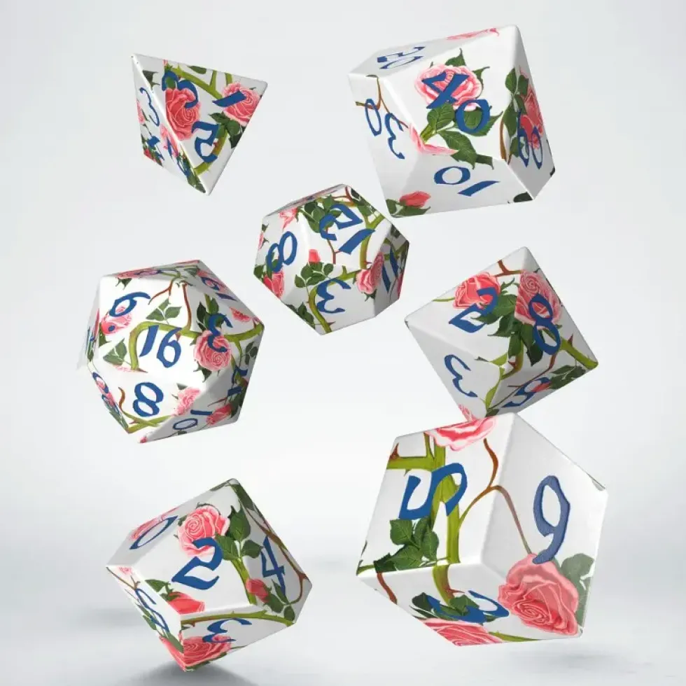 Full Art Dice Set: Roses
