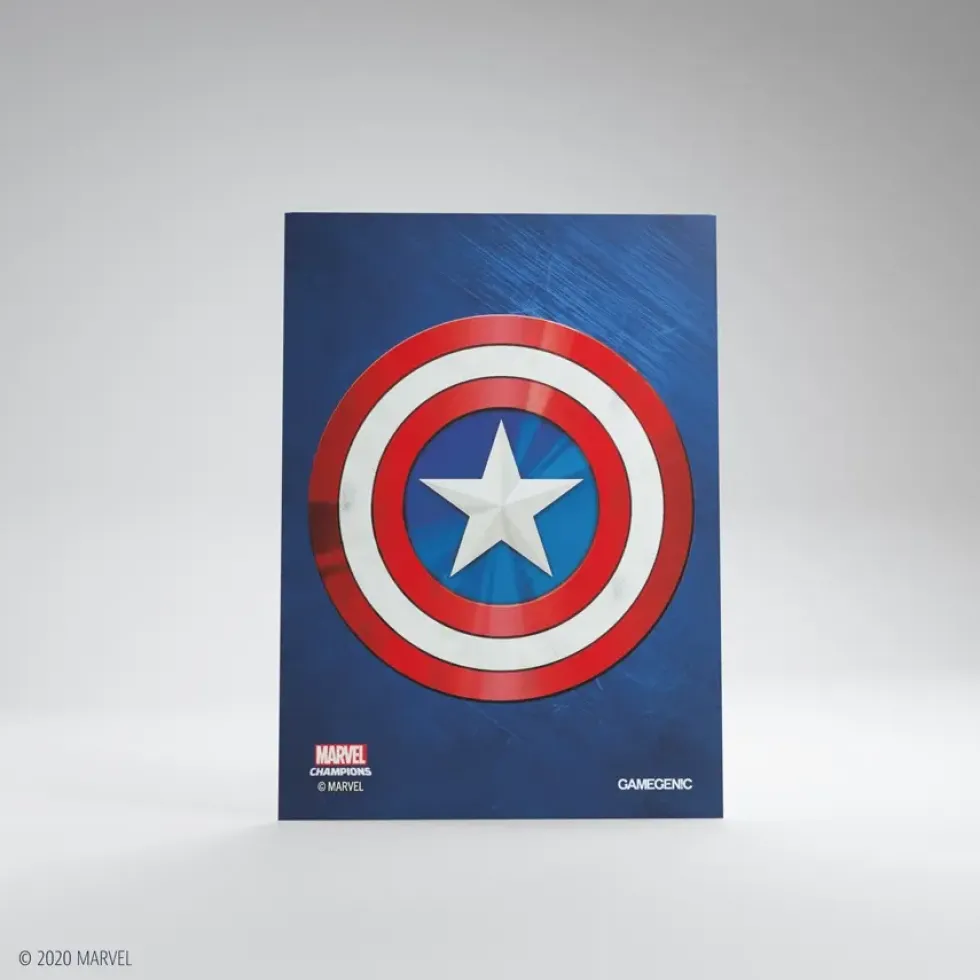 GameGenic: Marvel Champions Art Sleeves - Captain America