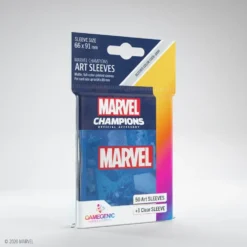 GameGenic: Marvel Champions Art Sleeves - Marvel Art Blue
