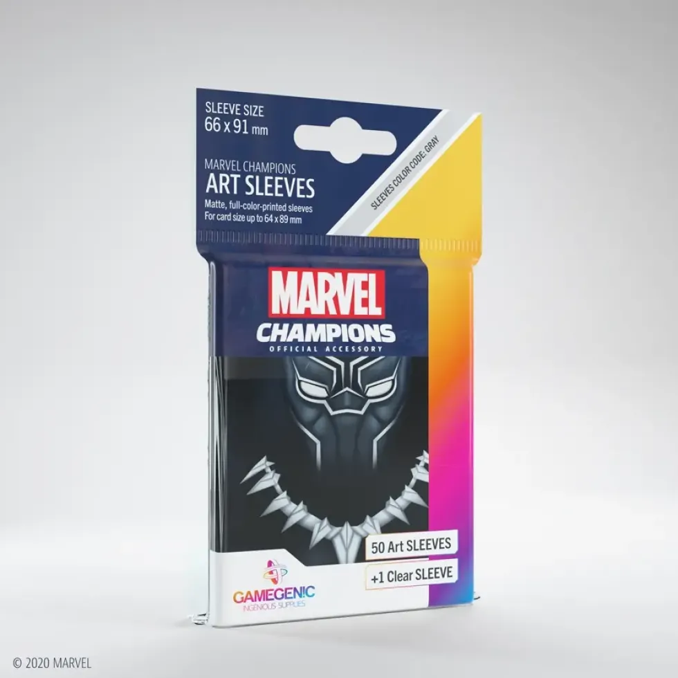 GameGenic: Marvel Champions Art Sleeves - Black Panther