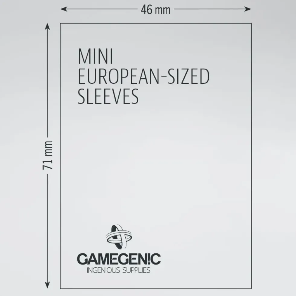 GameGenic: MATTE Board Game Sleeves - Mini European (46 x 71 mm) - 50 st